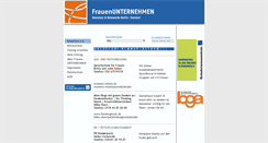 Desktop Screenshot of frauenunternehmen-berlin.de