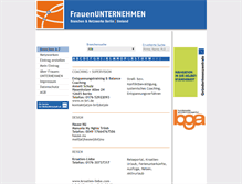 Tablet Screenshot of frauenunternehmen-berlin.de
